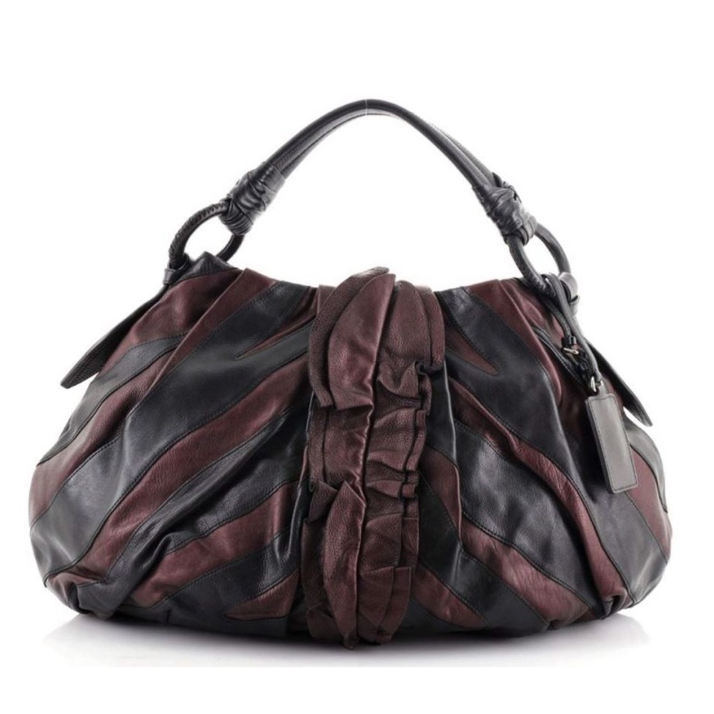 Prada Vitellino Mordo Hobo Ribes Mordore